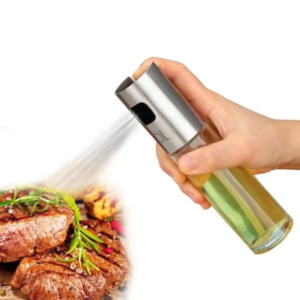 Glas och rostfritt stål köksoljespray - Jiyaru - 100ml - Genomskinlig - SMÖR Skål - OLJARE