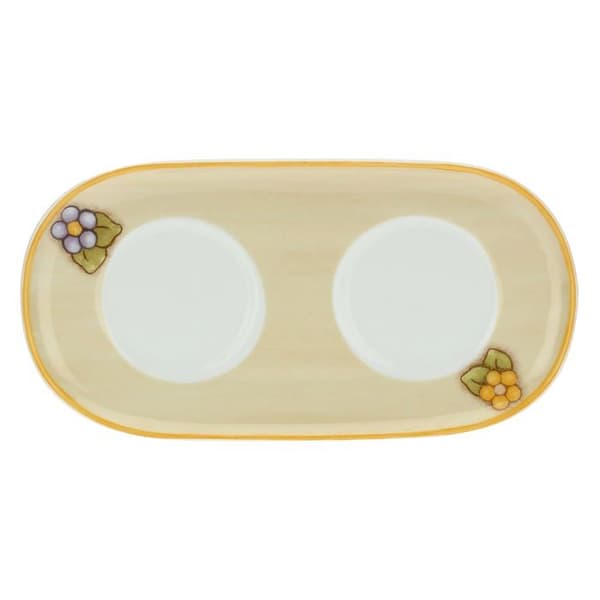 Thun Butter Dish - Oljefat - Vinägerfat - Country Oil and Vinegar Set med bricka