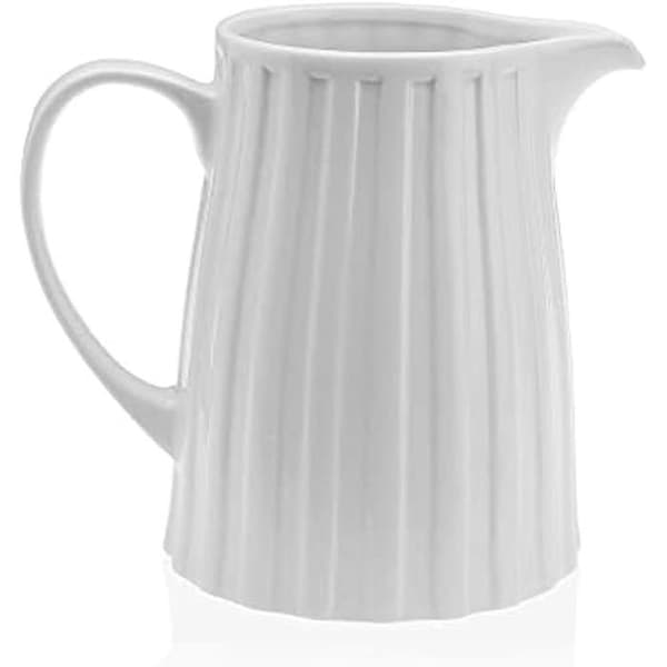 Porslinsmjölkflaska - BIGBUY HOME - 20 oz - Vit - Tål diskmaskin