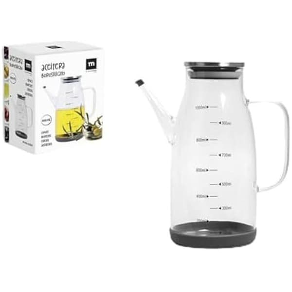 Oliera - LA MEDITERRÁNEA - 1 L - Silikon - Rostfritt stål - 12 enheter