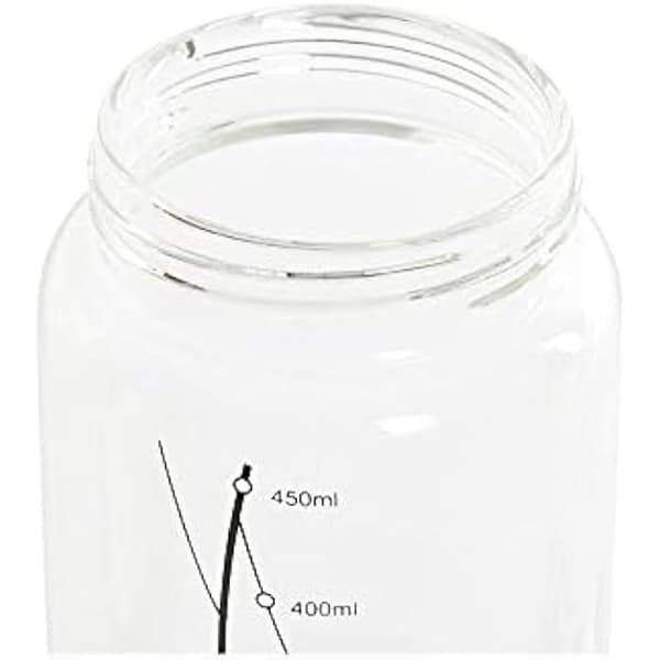 Oil Cruet - DKD Heminredning - Transparent Svart - Rostfritt stål - Borosilikatglas - 450 ml