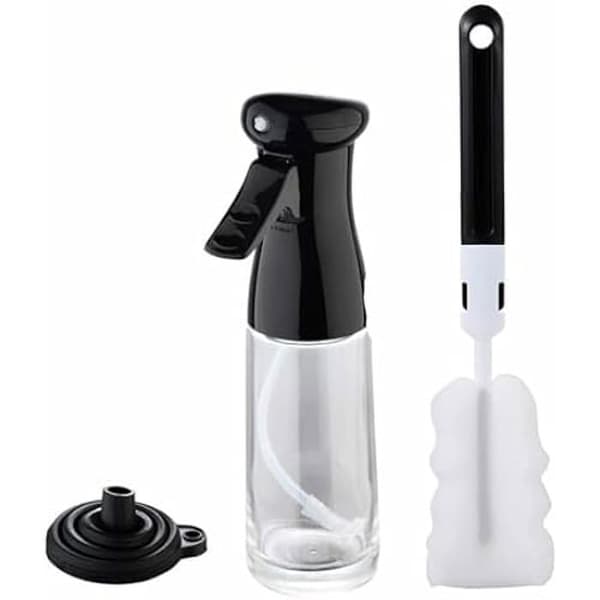Oljeflaskset - MASTERPRO - 3 delar - 200 ml - Glas och silikon - Tål maskindisk