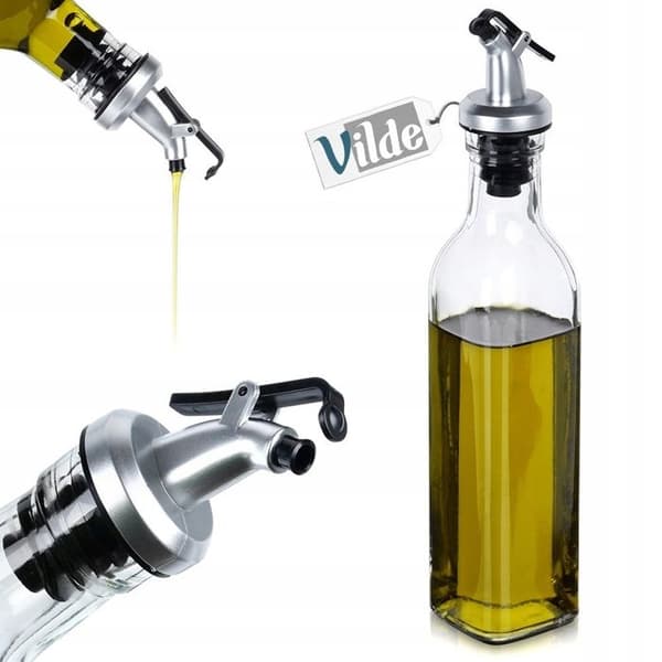 Olja- och vinägerflaska med dispenser 250ml