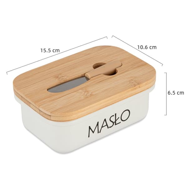 SMØRFAD I STÅL MED SMØREKNIV E-6302