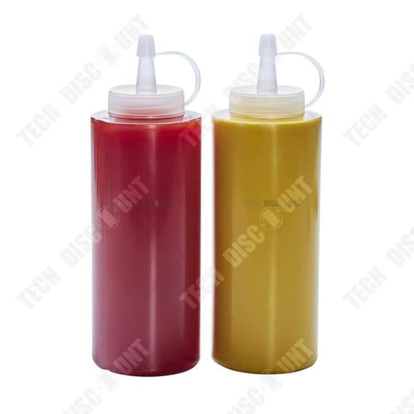 TD® genomskinlig köksplastsåsflaska 360ml precisionscoulispäron dispenserflaska ketchup grillmajonnäs