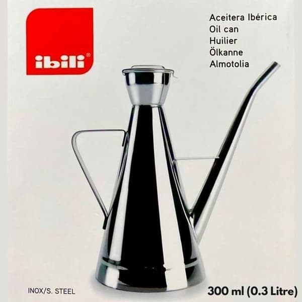 Ibili 709703 Cruet "Iberica" Rostfritt stål 0,3 l, Silver