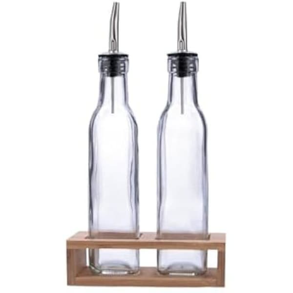 Olja och vinäger set - QUID - Transparent glas - 260 ml - Tål maskindisk