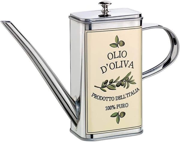 Beurrier - olivolja - vinäger Cilio - 311044 - Olja Olio Oliva, Rostfritt Stål, Beige, 21,5 x 6 x 15 cm