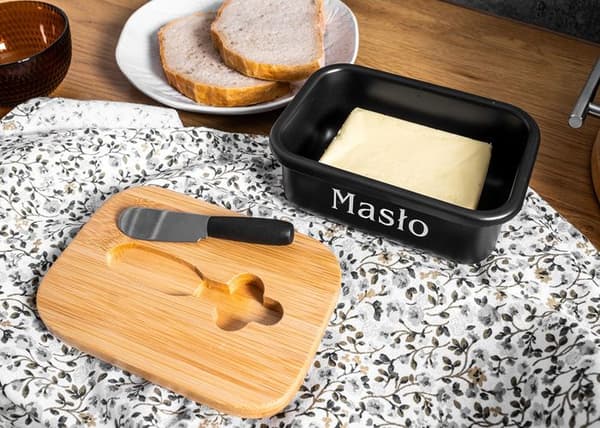 MASELNIK I STÅL MED SMÖRKNIV 2761