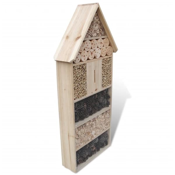 The Living Store insekthotel XXL 45,5 x 15 x 99 cm - Huse til sommerfugle