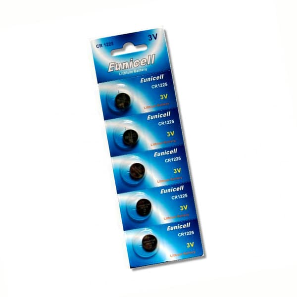 Batteri CR1225, 1225, 3 volt, 5-pack