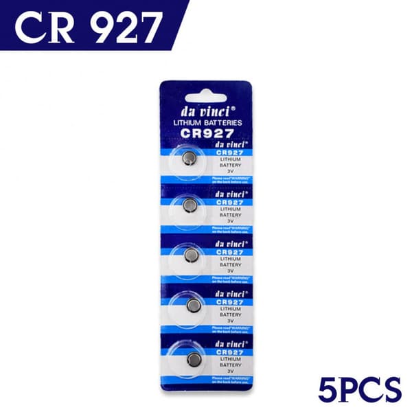 Batteri CR927, 927, 3 volt, 5-pack