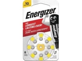 Paristot Energizer®, 10, PR70, høreapparat, pakkaus 8 kpl