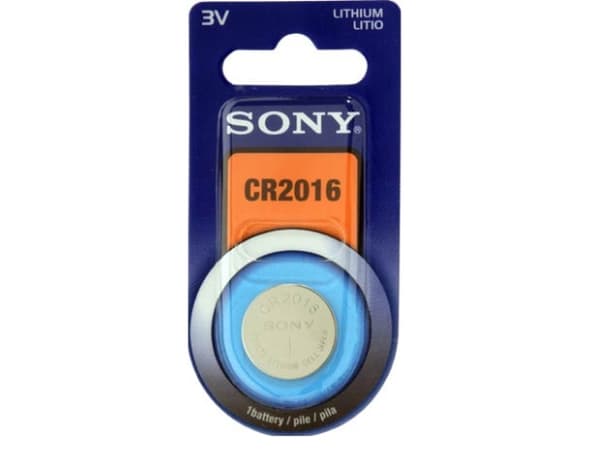 Sony CR-2016 - Batteri CR2016 - Li - 85 mAh - silver-metallic