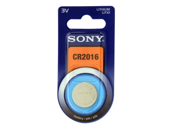 Sony CR-2016 - Batteri CR2016 - Li - 85 mAh - silver-metallic
