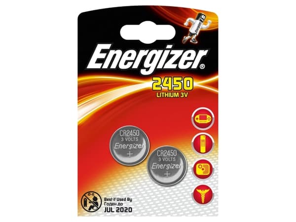 Energizer 2450 - Batteri 2 x CR2450 - Li/MnO2 - 620 mAh