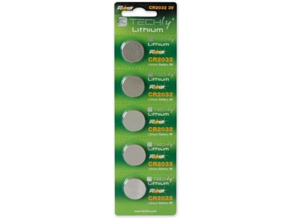 Techly CR2032 Engangsbatteri Lithium