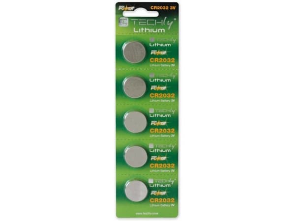 Techly CR2032 Engangsbatteri Lithium