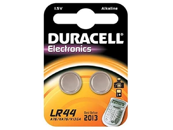 Duracell Electronics LR44 - Batteri 2 x LR44 - Alkalisk - 105 mAh