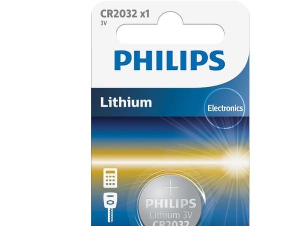 Philips Minicells Nappiparisto CR2032/01B, Kertakäyttöinen akku, CR2032, Litium, 3 V, 1 kpl, 10 vuosi/vuosia