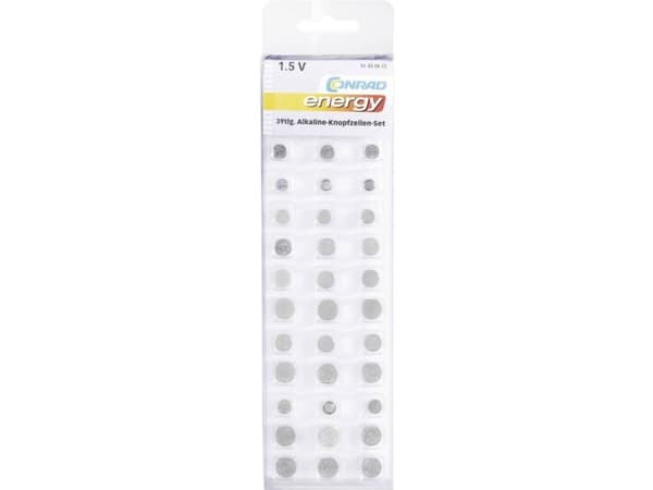 VOLTCRAFT Nappikennosarja 39 kpl