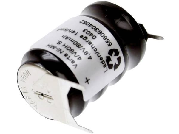 Varta V4/80H-SLF ++/- Genopladeligt knapcellebatteri 80H NiMH 80 mAh 4.8 V 1 stk