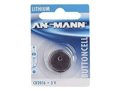 Ansmann CR 2016, Kertakäyttöinen akku, CR2016, Litiumioni (Li-Ion), 3 V, 1 kpl, Nikkeli
