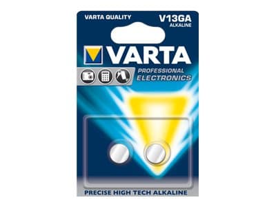 Varta 2x V13GA Engangsbatteri LR44 Alkalinsk
