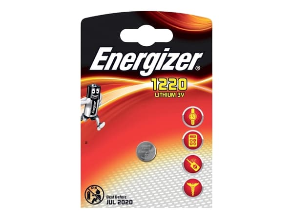 Energizer CR1220 - Batteri CR1220 - Li/MnO2 - 37 mAh