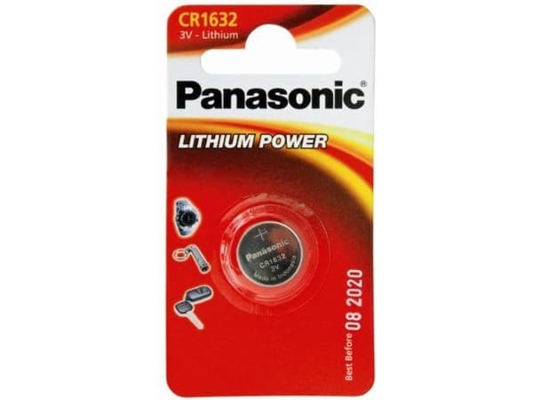 Panasonic CR-1632EL/1B - Batteri CR1632 - Li - 140 mAh