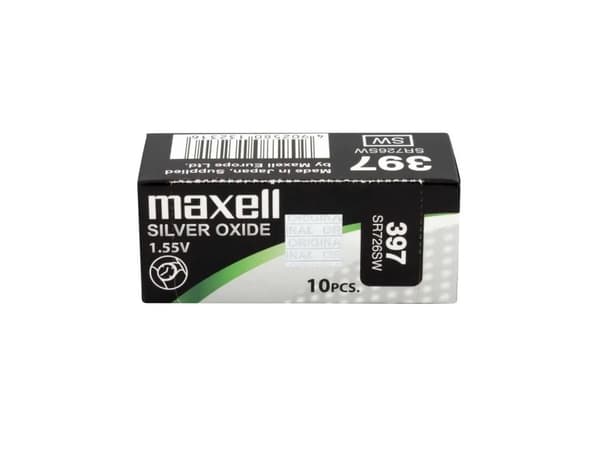 Maxell 18291200, Single-use battery, SR726SW, Sølvoxid (S), 1,55 V, 1 stk, 36 mAh
