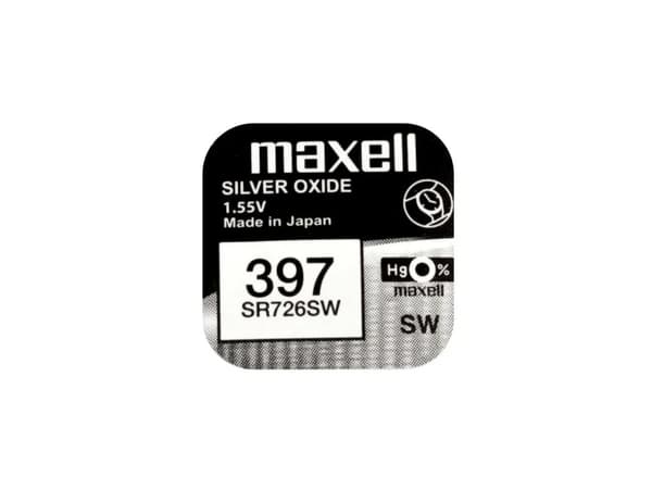 Maxell 18291200, Single-use battery, SR726SW, Sølvoxid (S), 1,55 V, 1 stk, 36 mAh