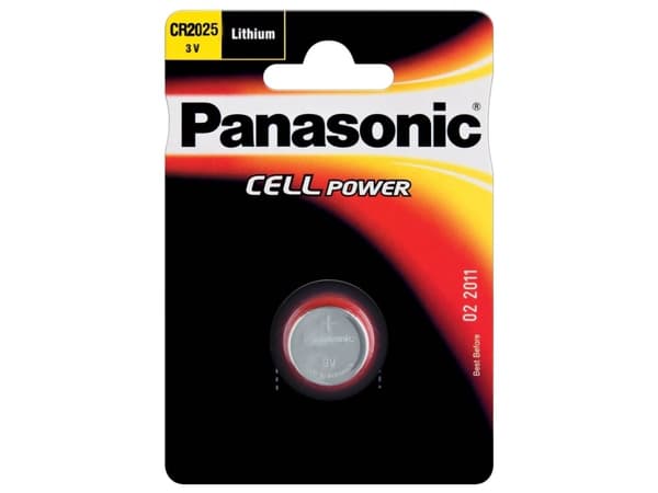 Panasonic CR2025L/1BP - Batteri CR2025 - Li - 165 mAh