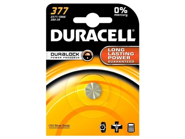 Duracell Watch 371/370 - Batteri SR69 - silveroxid