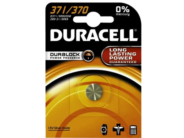 Duracell Watch 371/370 - Batteri SR69 - silveroxid