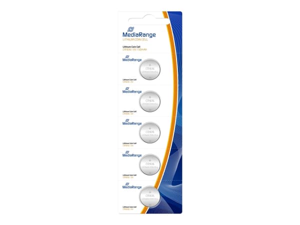 MediaRange - Batteri 5 x CR1616 - Li - 50 mAh