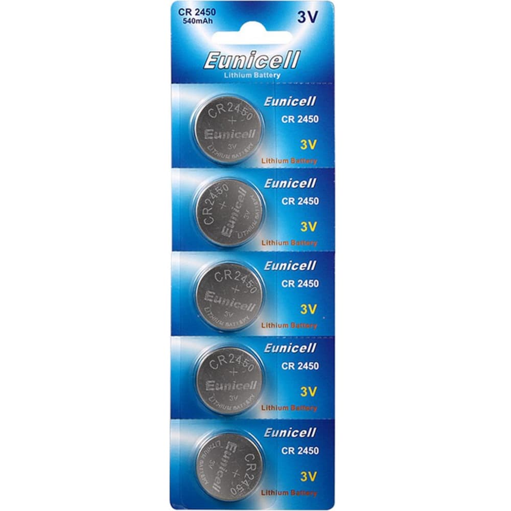 CR2450 5-P Eunicell Litium 3V