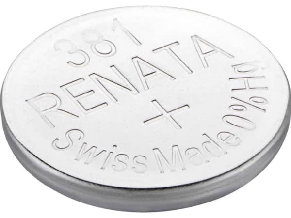Renata Knapcellebatteri 381 1.55 V 1 stk 50 mAh Sølvoxid SR55