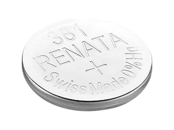 Renata Knapcellebatteri 381 1.55 V 1 stk 50 mAh Sølvoxid SR55