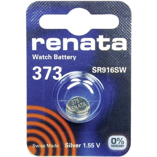 Renata Knapcellebatteri 373 1.55 V 1 stk 29 mAh Sølvoxid SR68