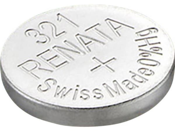 Renata Knapcellebatteri 321 1.55 V 1 stk 14.5 mAh Sølvoxid SR65