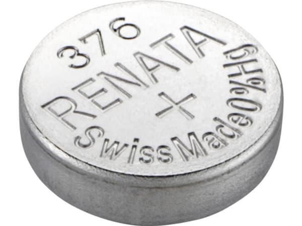 Renata Knapcellebatteri 376 1.55 V 1 stk 27 mAh Sølvoxid SR66