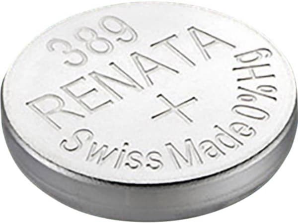 389 Knapcellebatteri Sølvoxid 1.55 V 80 mAh Renata SR54 Compatible courant fort 1 stk