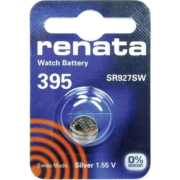 Renata Knapcellebatteri 395 1.55 V 1 stk 55 mAh Sølvoxid SR57