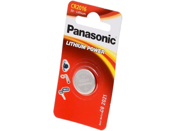 Panasonic CR2016L/1BP - Batteri CR2016 - Li - 90 mAh