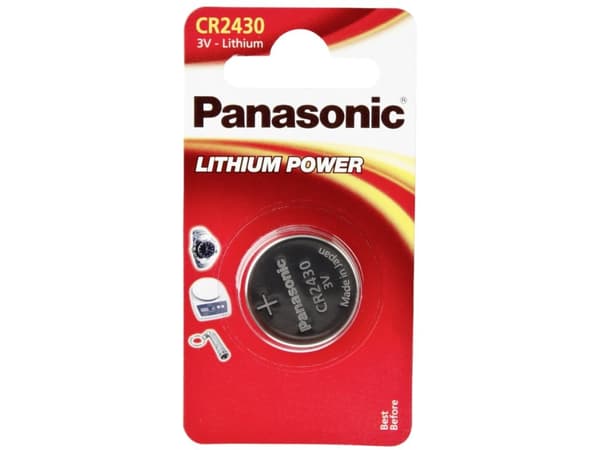 Panasonic CR2430L/1BP - Batteri CR2430 - Li - 285 mAh