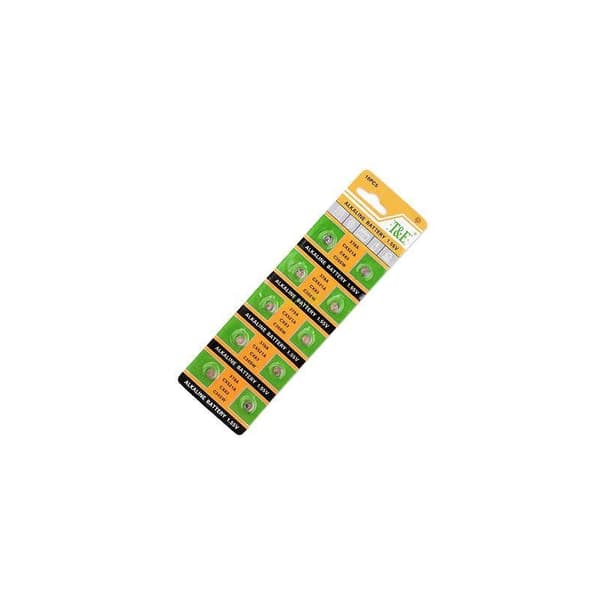 Batteri AG0 LR521 LR63 379A, 10-pack, knappcell