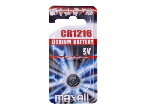 Maxell CR 1216 - Batteri CR1216 - Li - 25 mAh