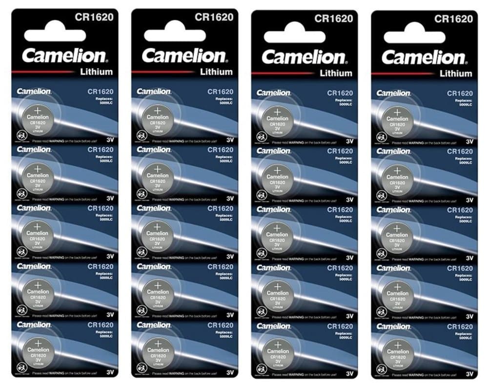 CR1620 Batterier 20-pack Litium Lithium Camelion