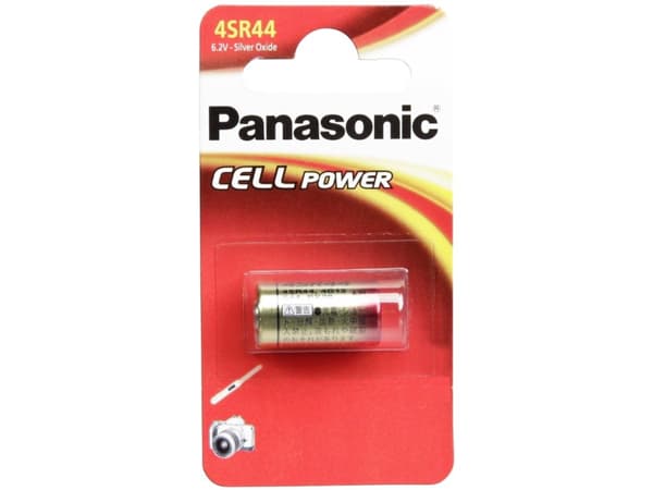 Panasonic 1 4 SR 44 - Batteri - 160 mAh - Batteri - 160 mAh ( 4SR44L/1BP )